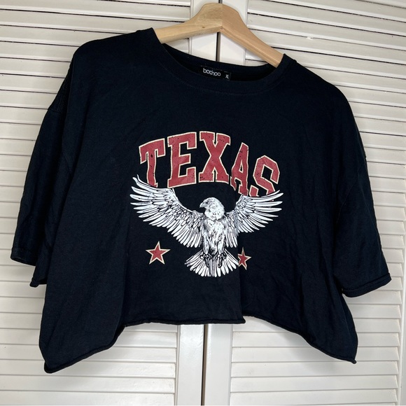 Boohoo Texas Crop Top - Picture 3 of 6